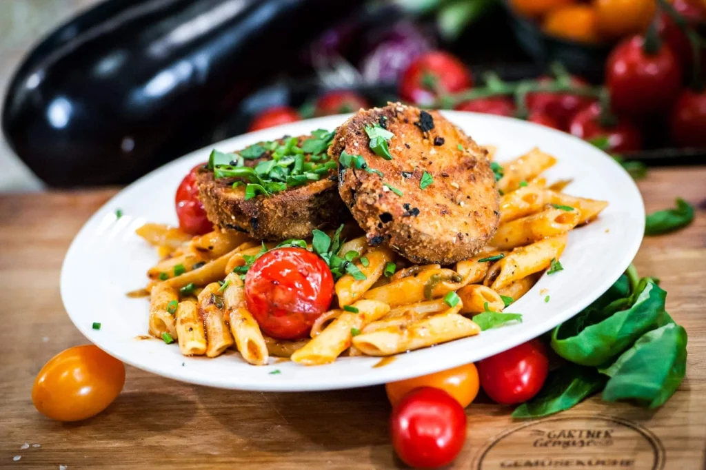 überbackene Melanzani