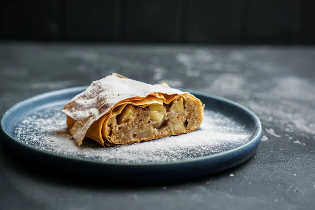 Vanillekipferl-Rezept-Apfel-Vanillekipferl-Strudel