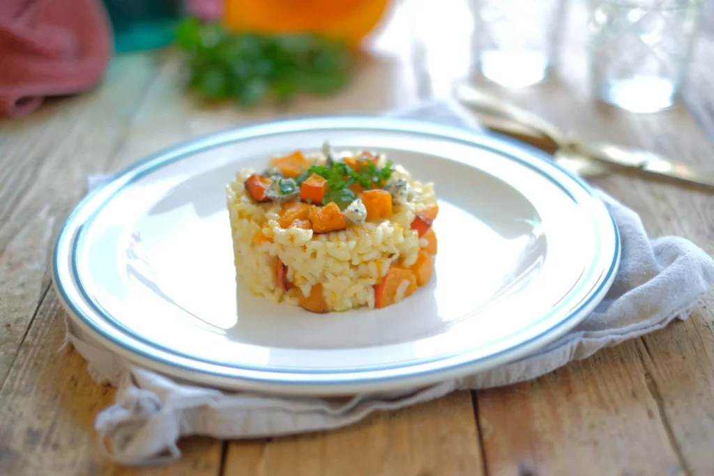 Kürbis-Risotto-Rezept mit Bergkäse