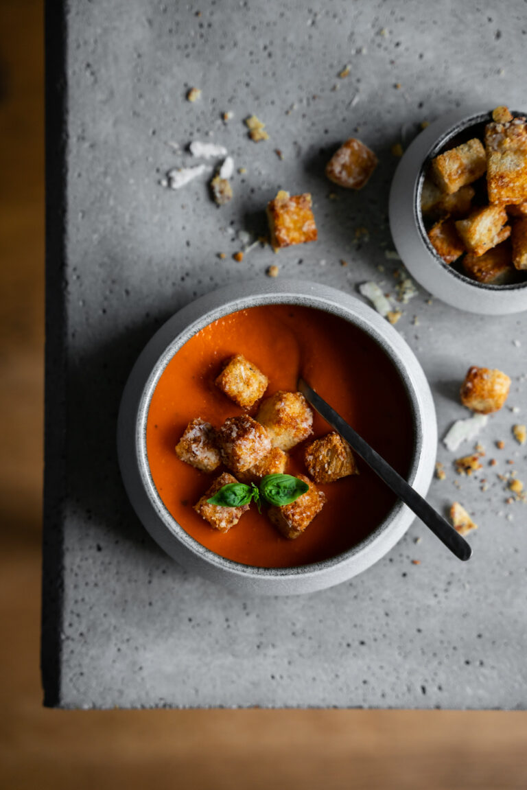 geröstete tomatensuppe