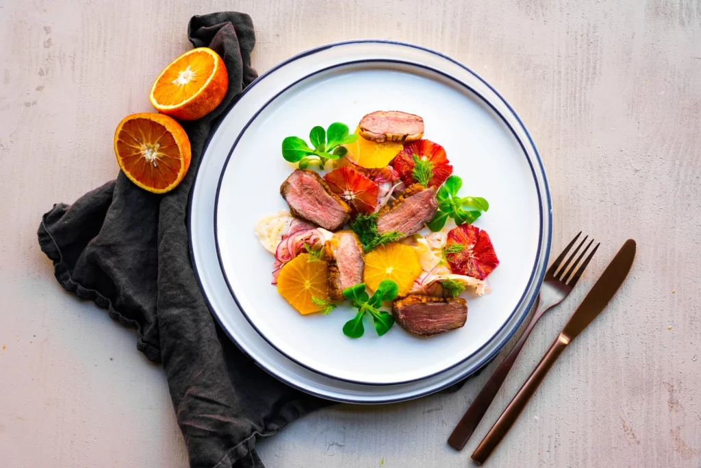 Enten-Orangen-Salat