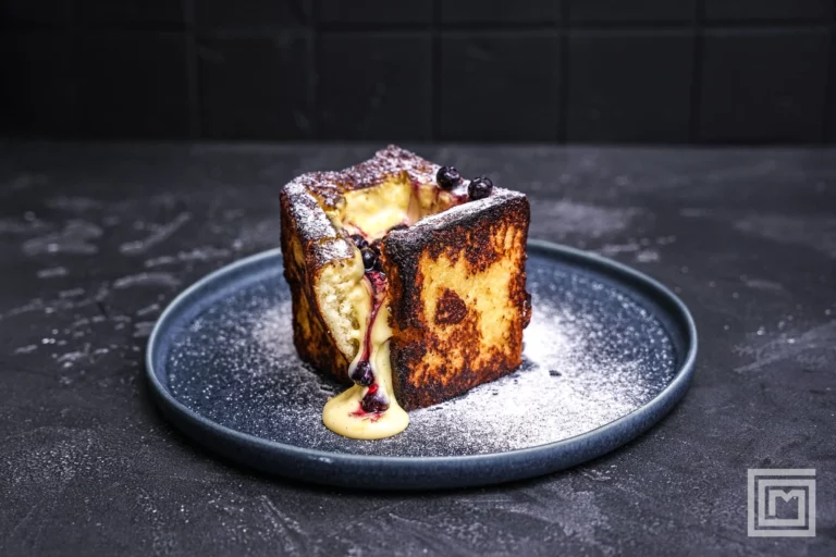 French Toast Box mit Vanillecreme