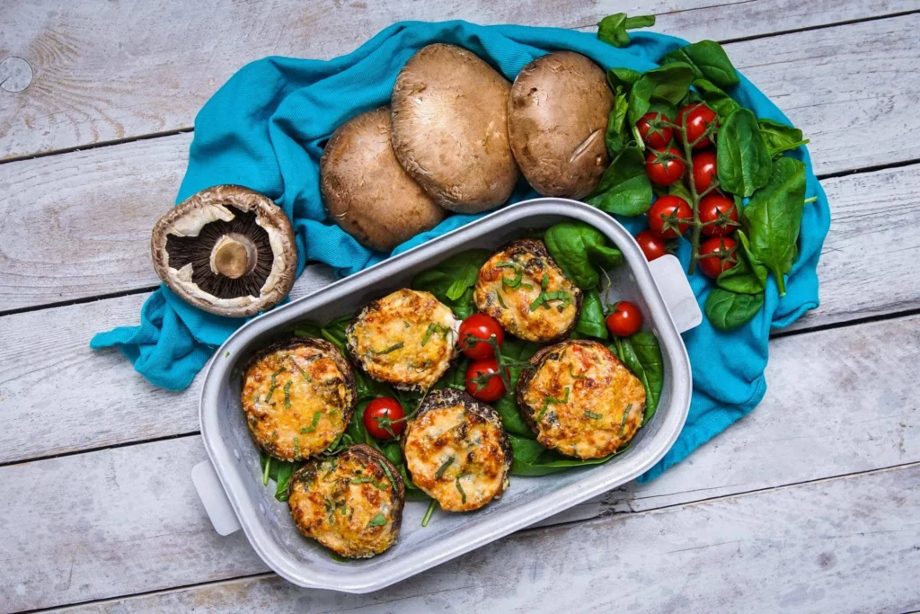 gefüllte Champignons