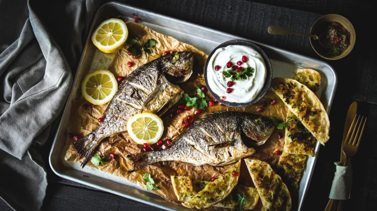 Goldbrasse mit Crostini