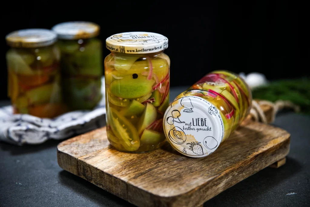 grüne Tomaten einlegen