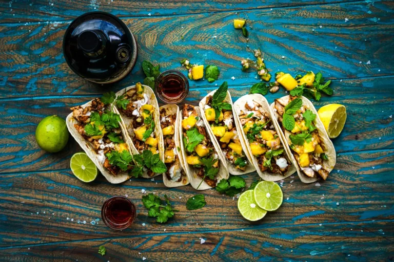 jerk chicken tacos