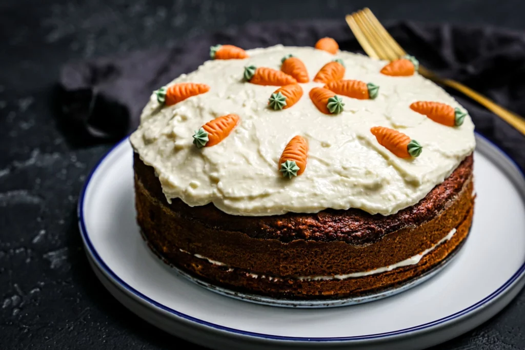 Karottenkuchen mit Frosting