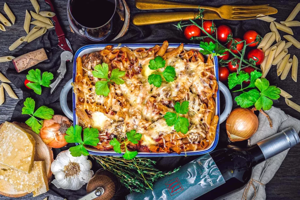 Mozzarella Pasta Bake