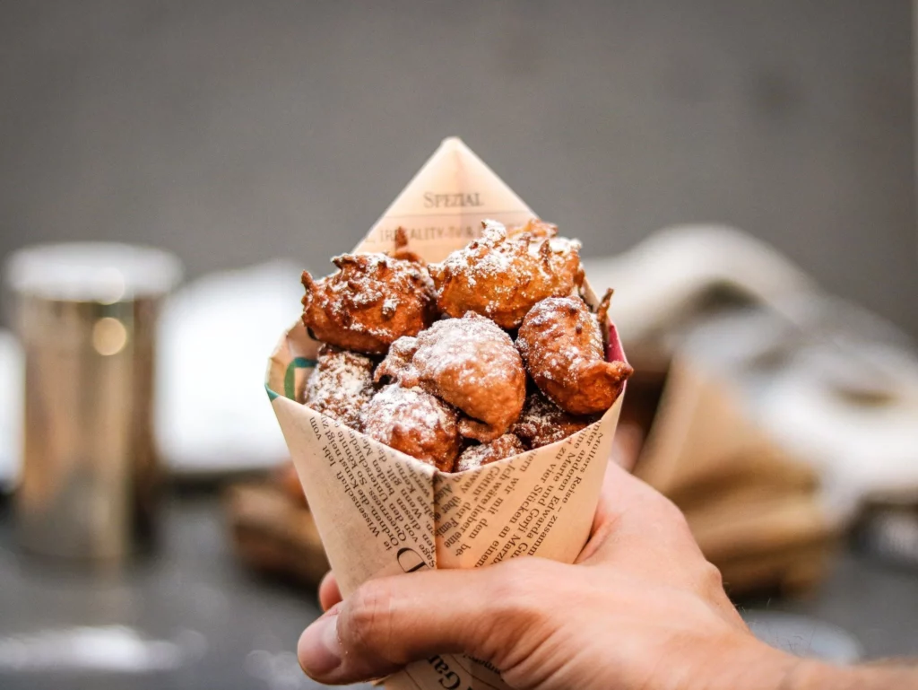 Apfel im Backteig Omas Apfeltatscherl