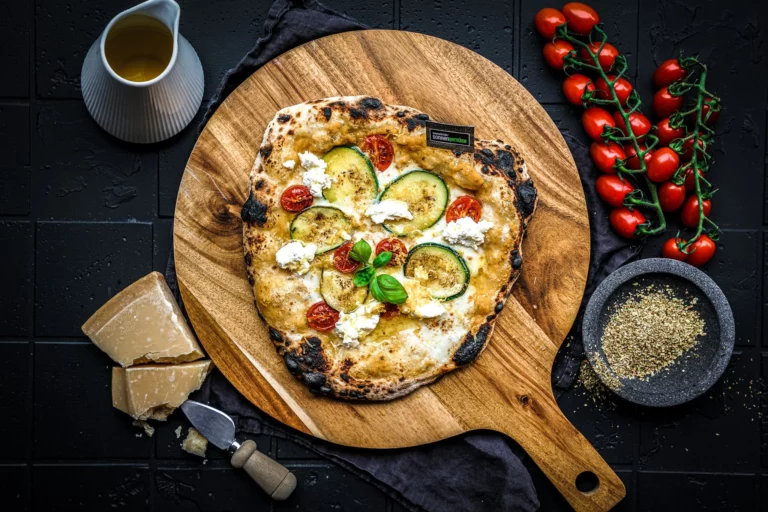 Sommerliche Zucchini-Pizza