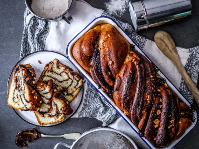Babka mit Schokolade