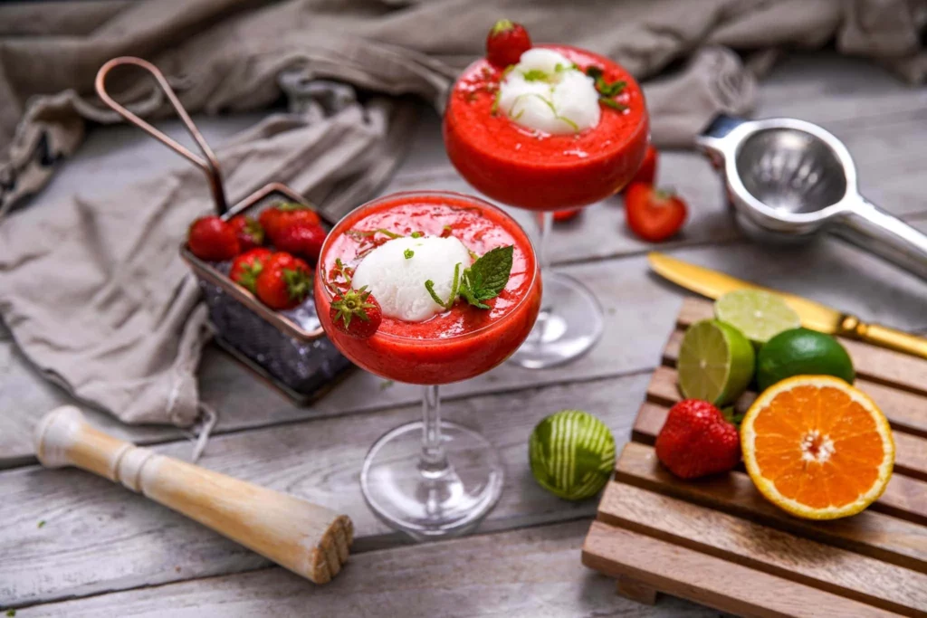 Frozen Strawberry Margarita