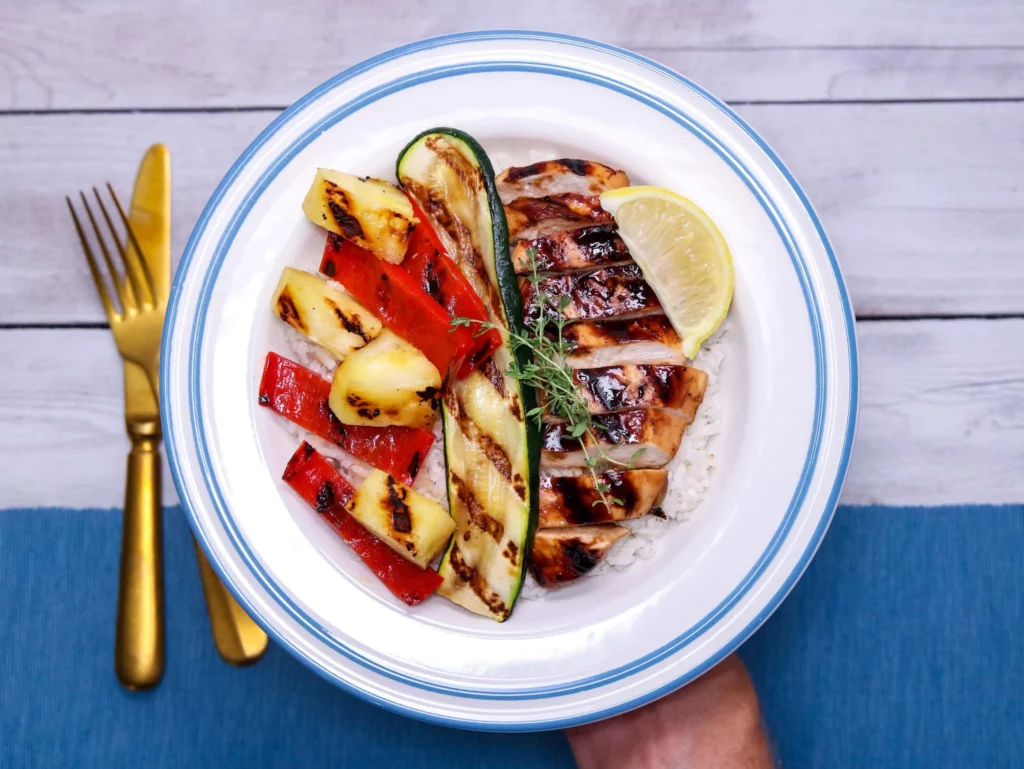 Teriyaki-Chicken-mit-Cocos-Reis