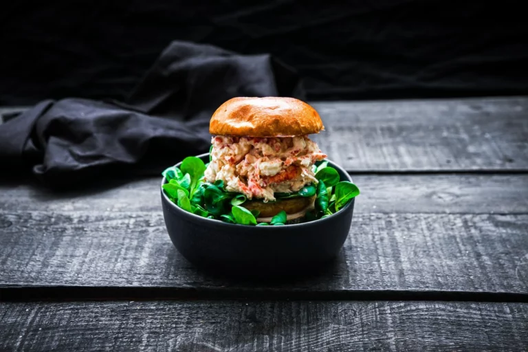 Crab Rolls mit Flusskrebsen Motion Cooking Style