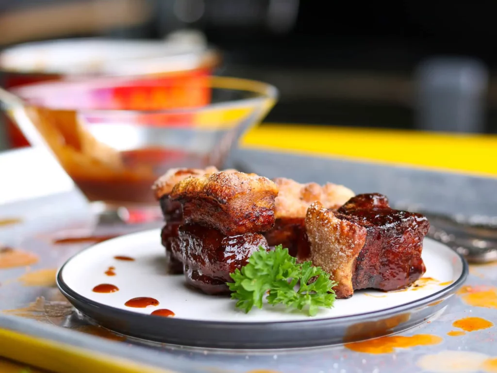 Schweinebraten Schweinsbraten Burnt Ends