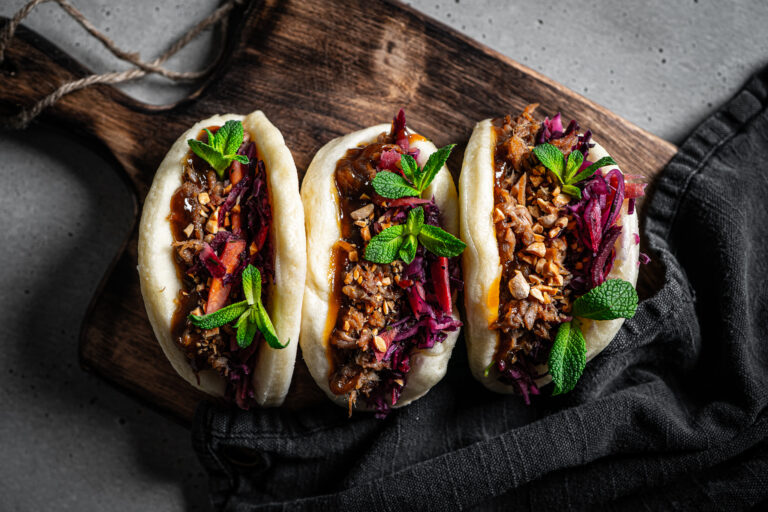 pulled pork baos