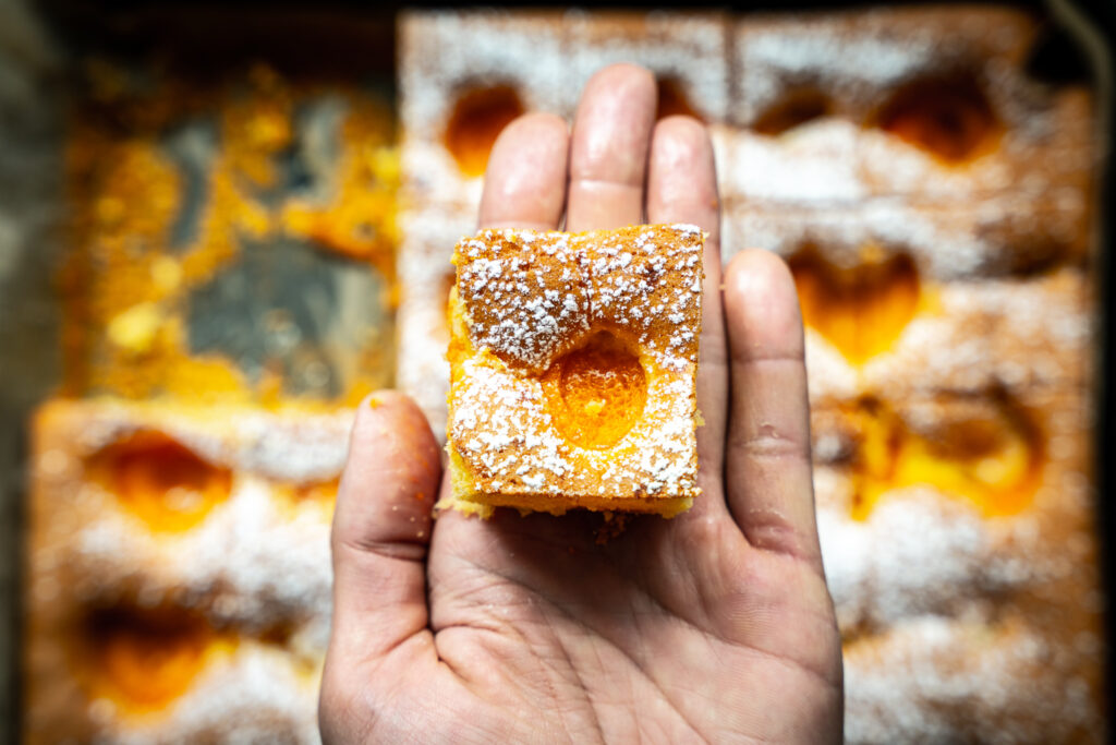 Marillenkuchen vom Blech