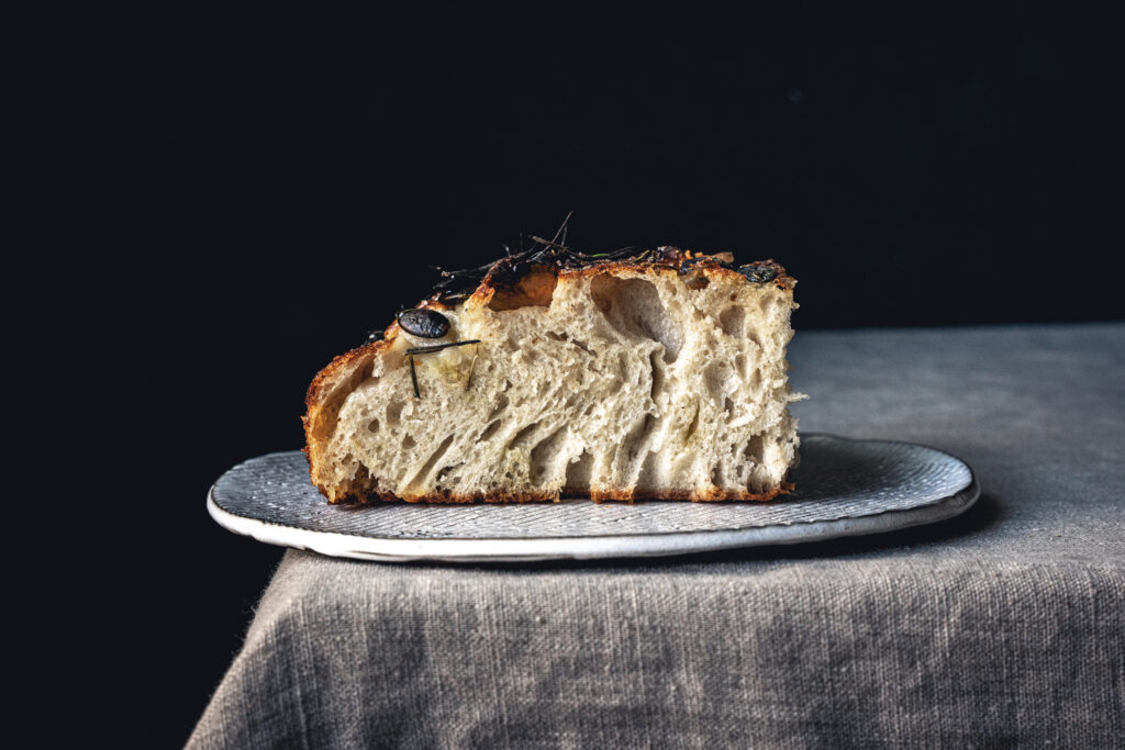 Focaccia-Rezept mit Kürbis und Rosmarin