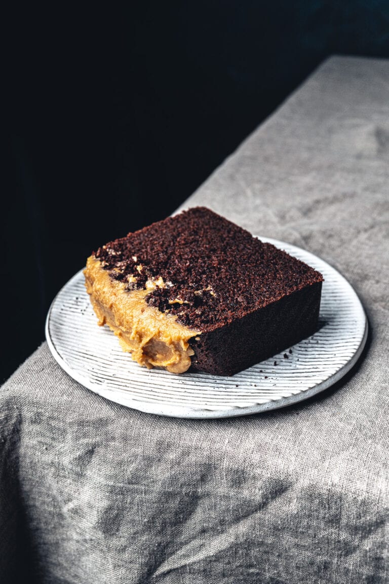 Schokokuchen mit Peanutbutter Frosting