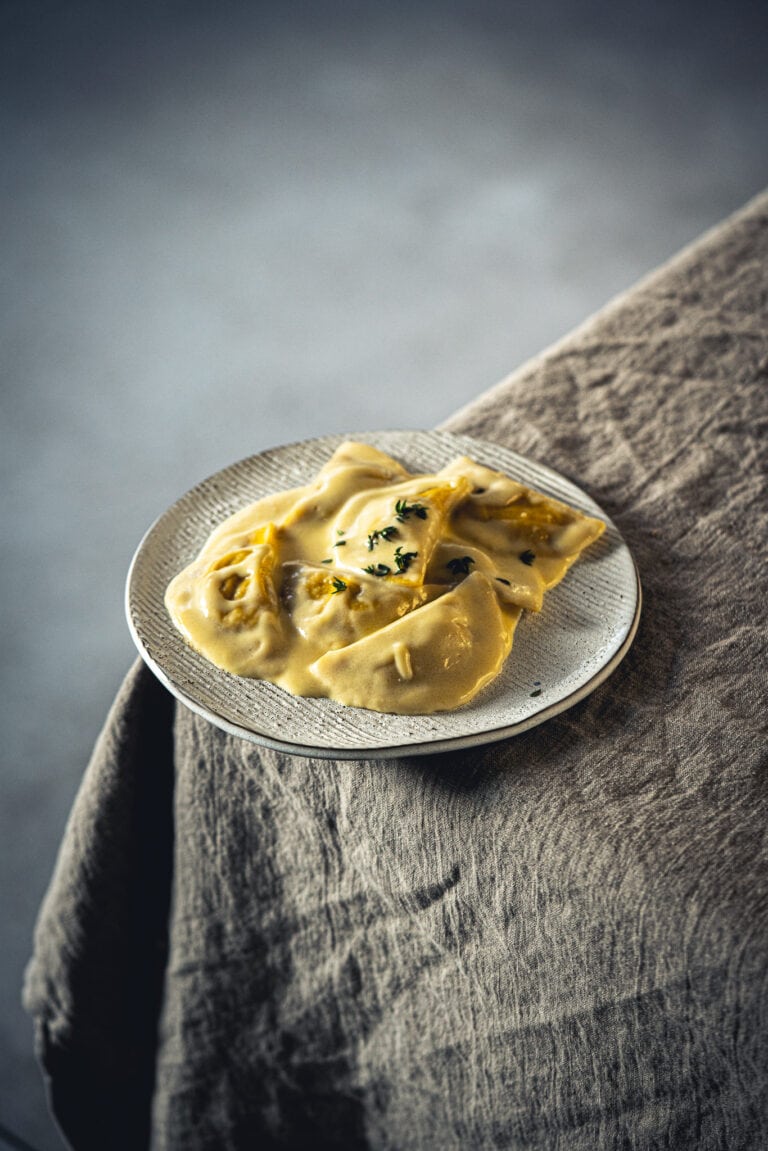 Ravioli mit Ricotta-Steinpilzfüllung