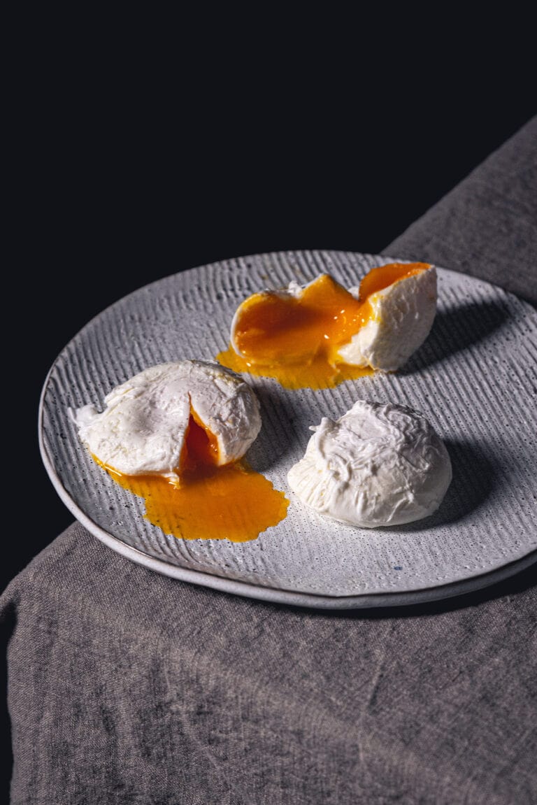 Perfekt pochiertes Ei