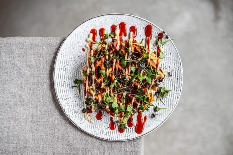 Kimchi Waffles