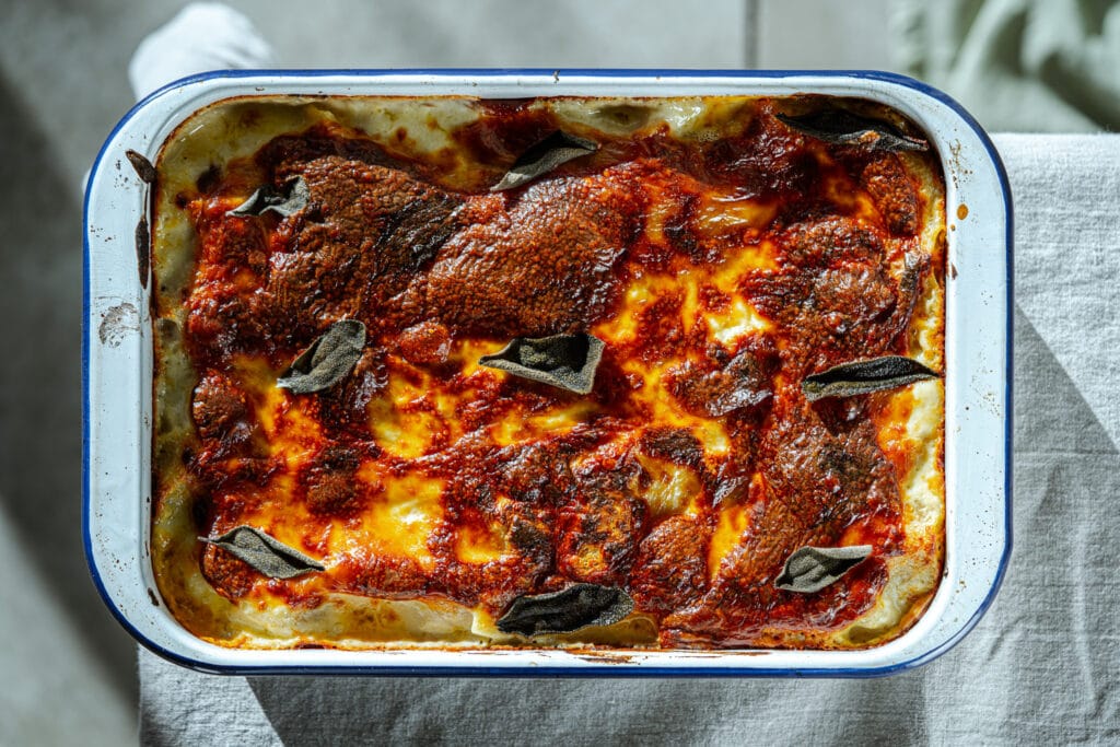 Kürbis Lasagne