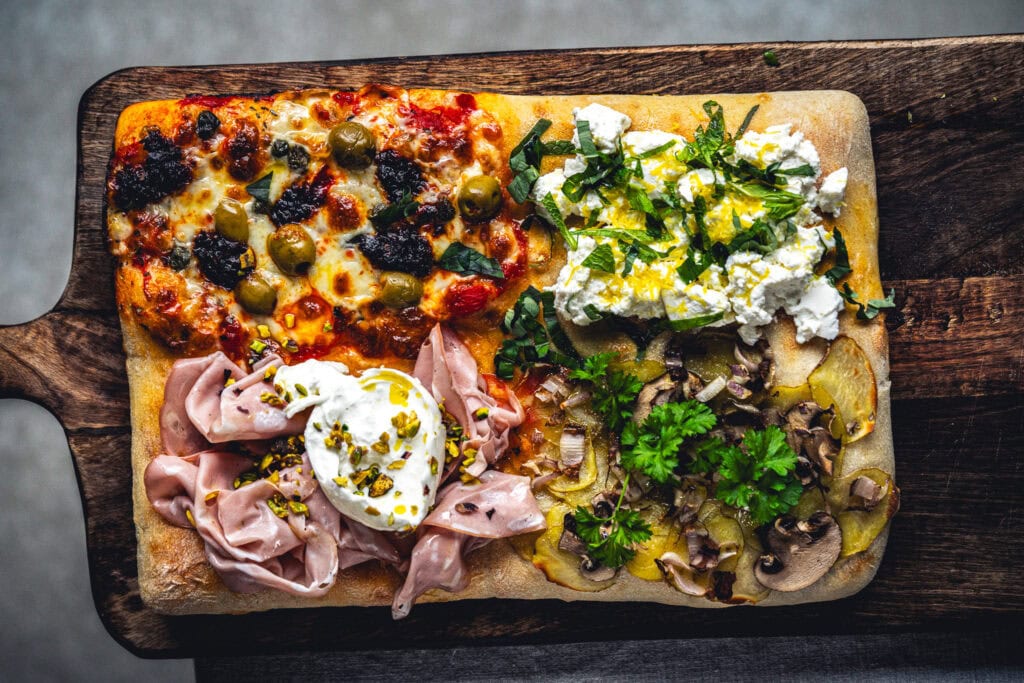 Römische Pizza - Pizza in Teglia