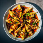 Beef Dumplings mit Chili Öl