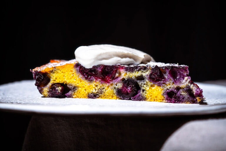 Heidelbeerkuchen mit Ricotta