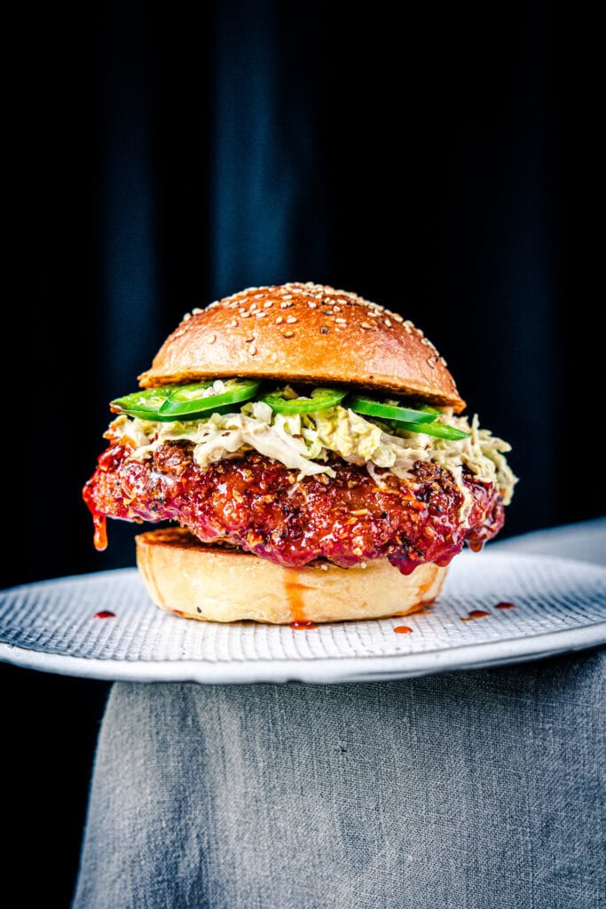 Fried Schwammerl Burger