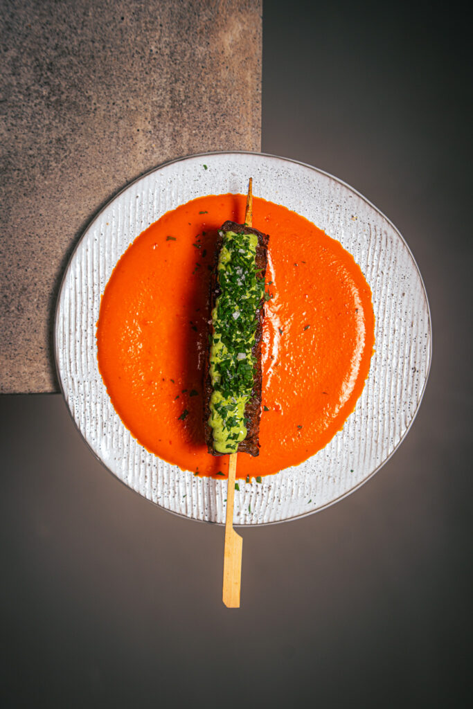 Beef Spieße mit Chimichurri Mayo