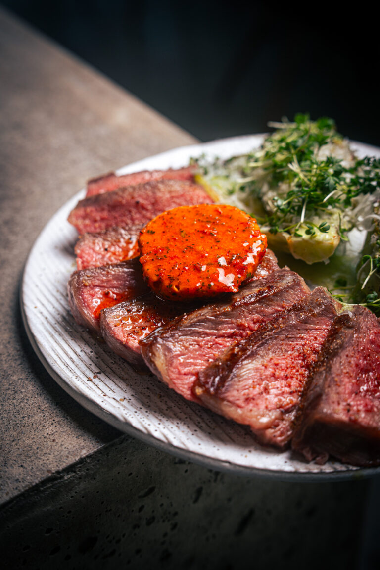 Rib Eye Steak mit Nduja Butter