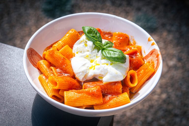 Spicy Pasta Pomodoro mit gegrillten Tomaten