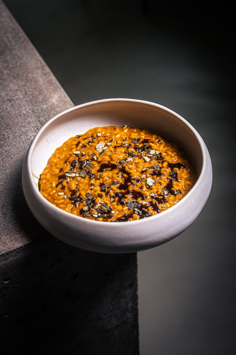 Geröstetes Kürbisrisotto