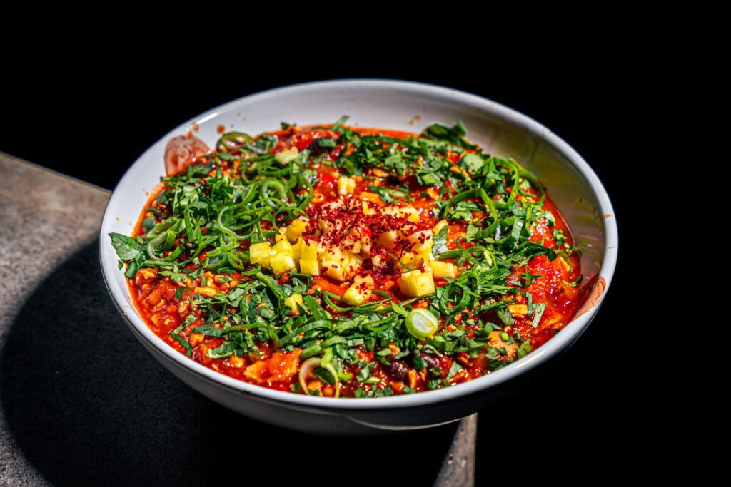 Sweet Chili mit weißen Riesenbohnen