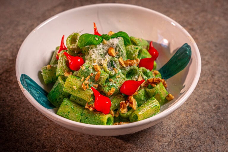 Ricotta Pasta Verde mit Spinat