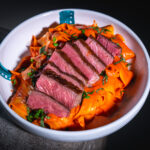 Chili Paprika Pasta mit Steak