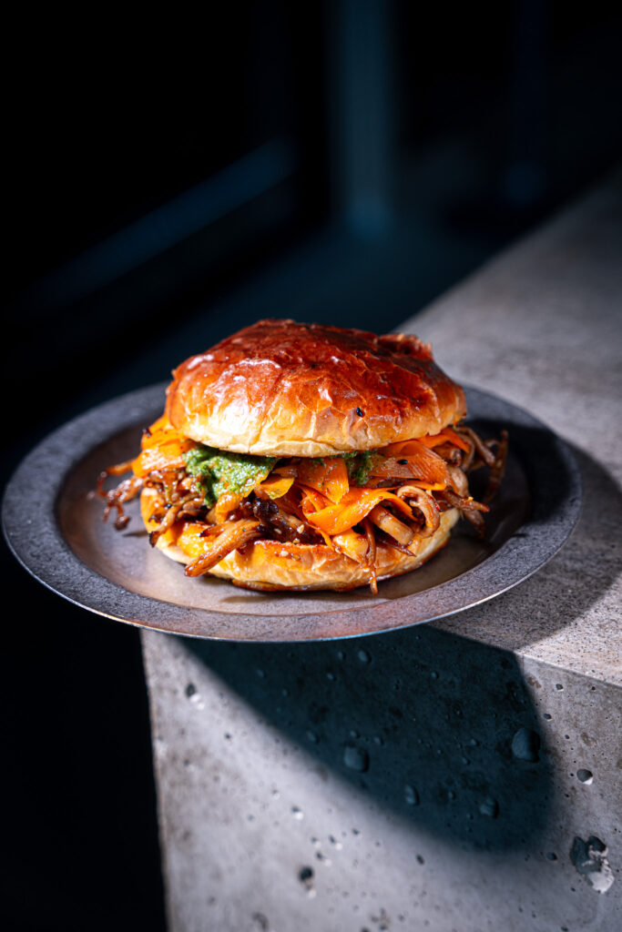 Pulled Schwammerl Burger