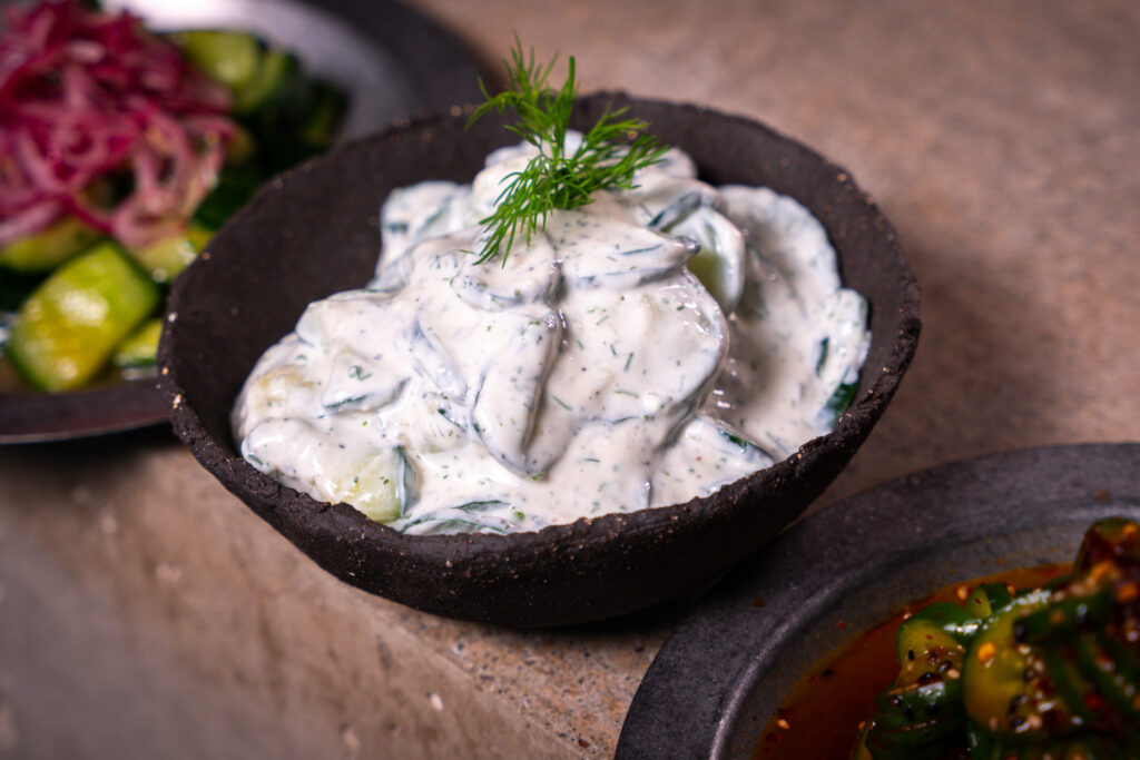 Joghurt Rahm Gurkensalat