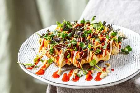 Kimchi Waffles