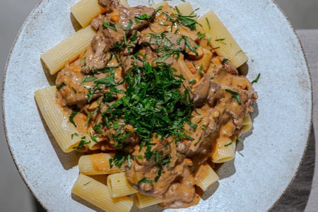 Boeuf Stroganoff