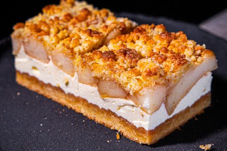 Topfen Apfelkuchen mit Streuseln