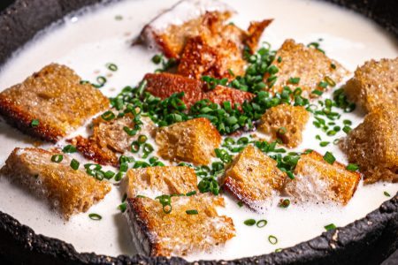 Knoblauchcremesuppe