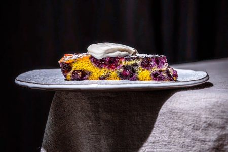 Heidelbeerkuchen mit Ricotta