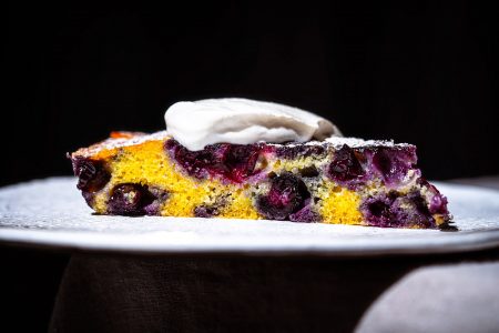 Heidelbeerkuchen mit Ricotta