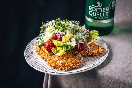 Hühnerschnitzel Caesar Style