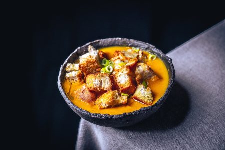 Kürbis-Zwiebel-Suppe