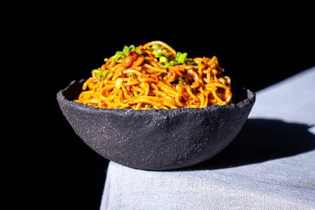 10 Minute Peanut Chili Crunch Noodles