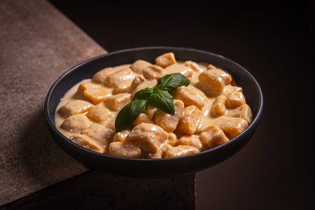 Ricotta Gnocchi mit Gorgonzola Sauce